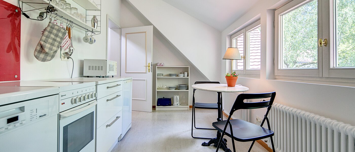 アティック・フラット（屋根裏） München Solln 03 キッチン 8785