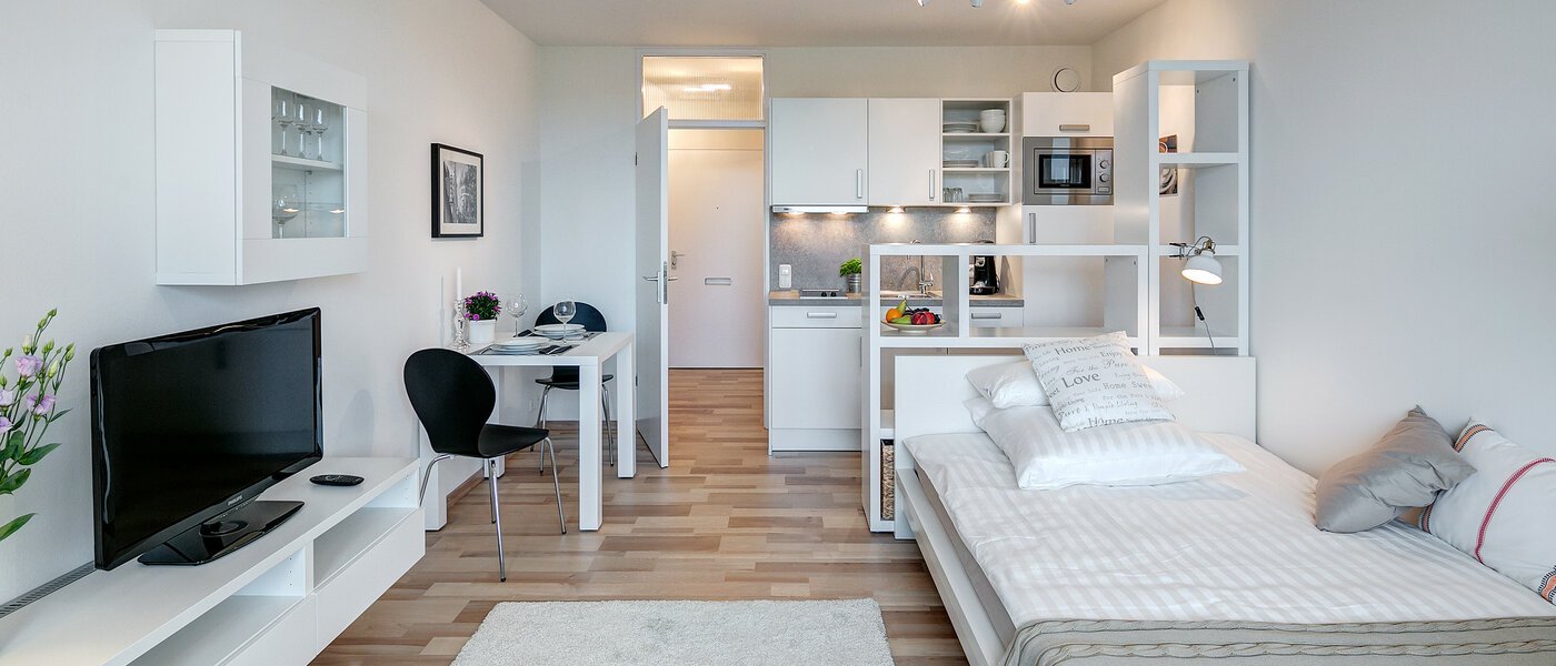 アパルトマン München Haidhausen 04 リビングルーム 8801