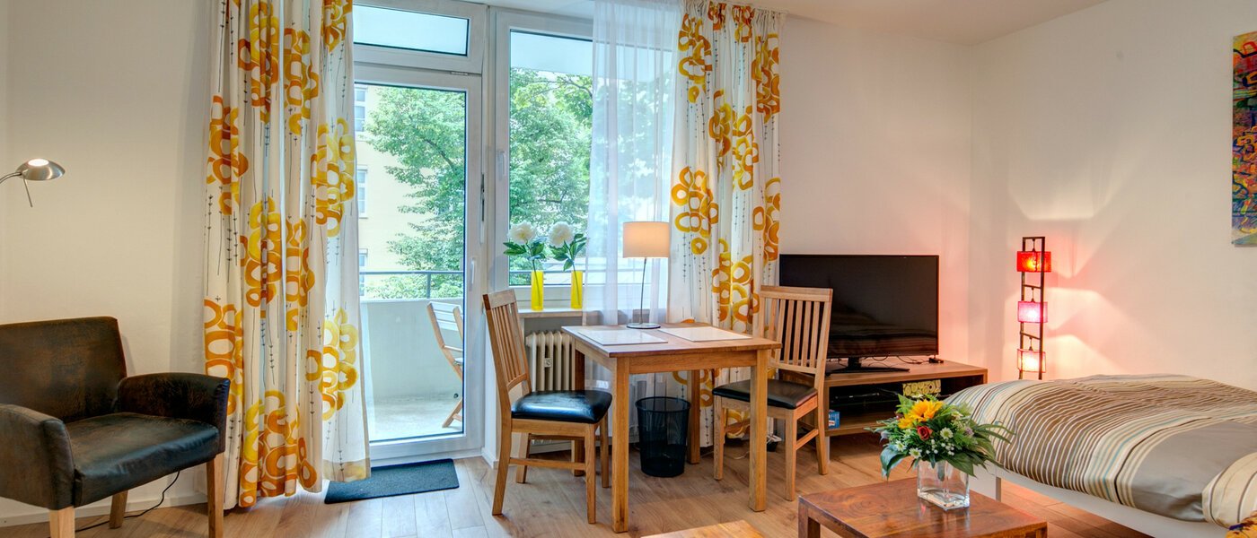 マンション München Schwabing-West (rund um den Hohenzollernplatz) 01 リビングルーム 8843