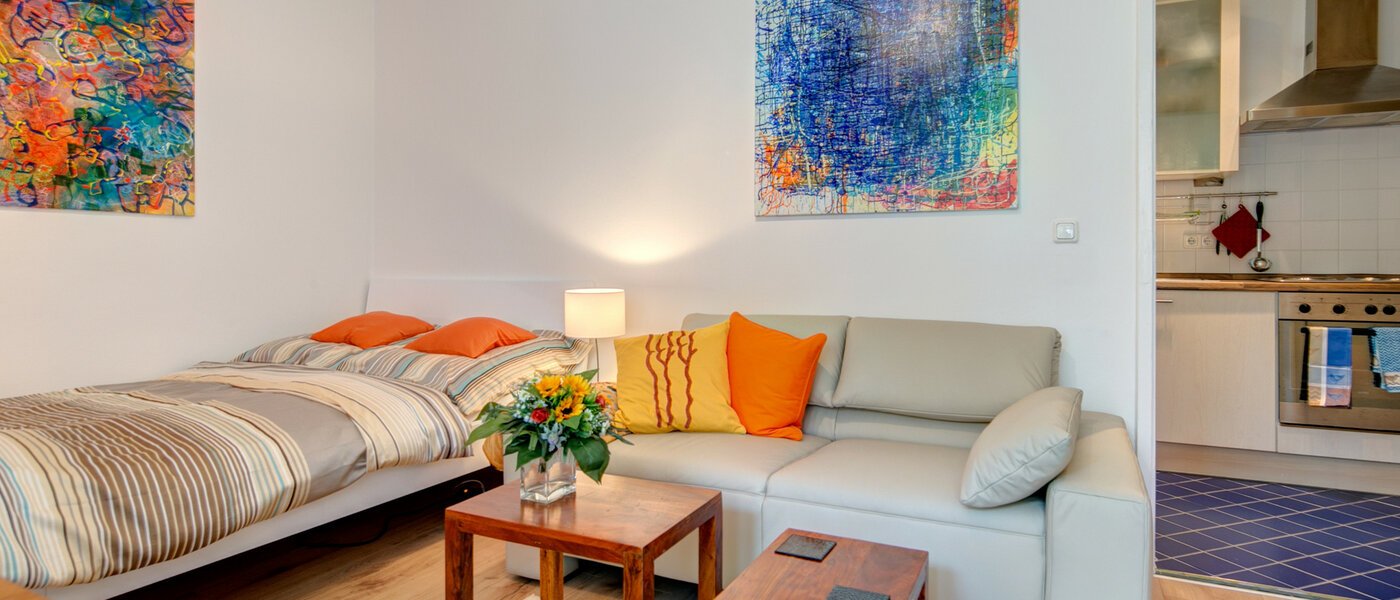 マンション München Schwabing-West (rund um den Hohenzollernplatz) 03 リビングルーム 8843