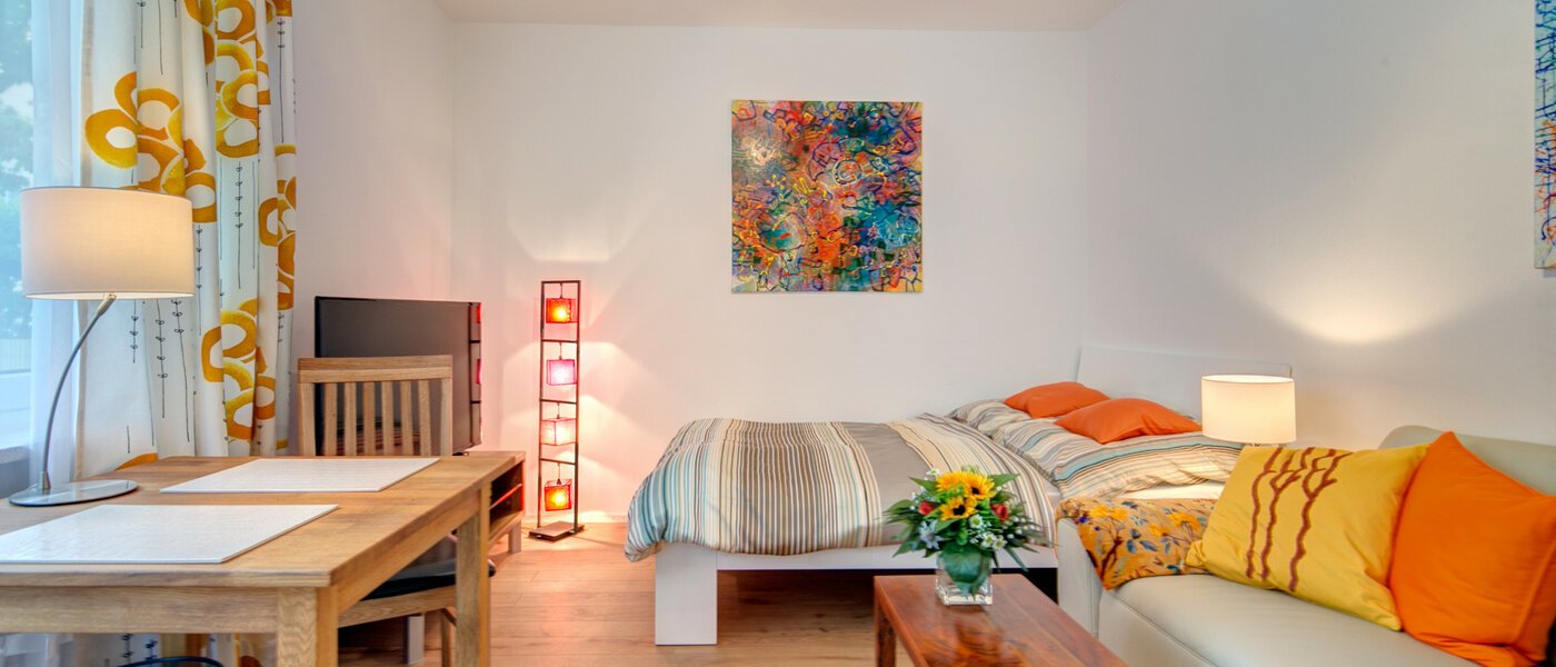 マンション München Schwabing-West (rund um den Hohenzollernplatz) 04 リビングルーム 8843