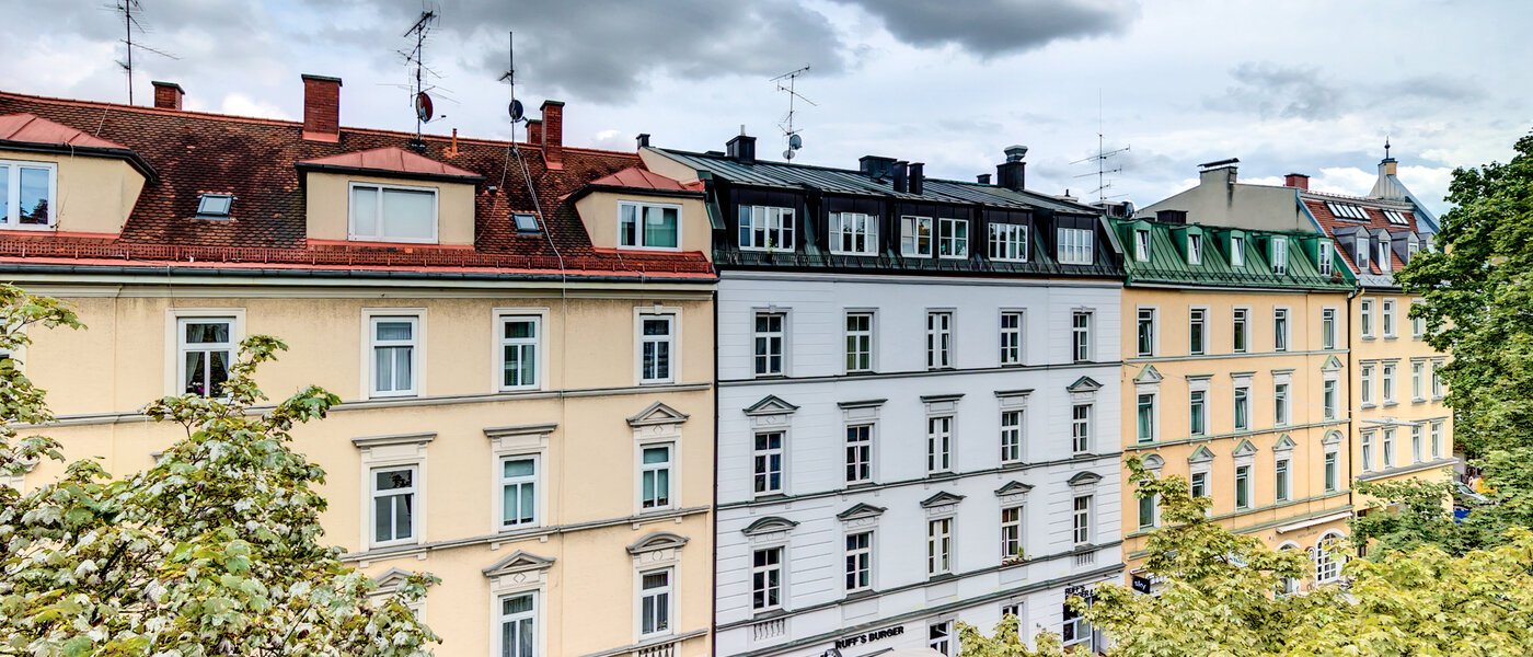 アパルトマン München Schwabing (rechts der Leopoldstraße) 01 物件からの眺め 8867
