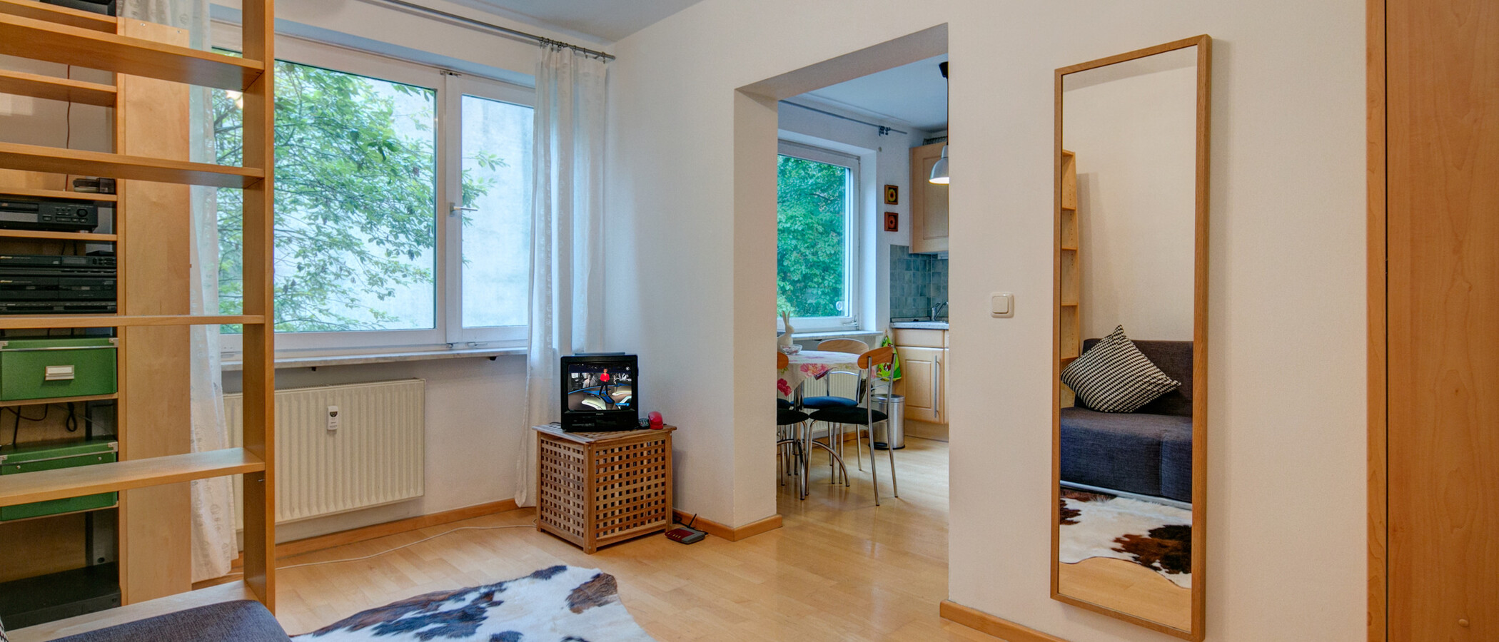 アパルトマン München Schwabing-Nord (zw. Leopoldstraße & Englischen Garten) 02 リビングルーム 8870