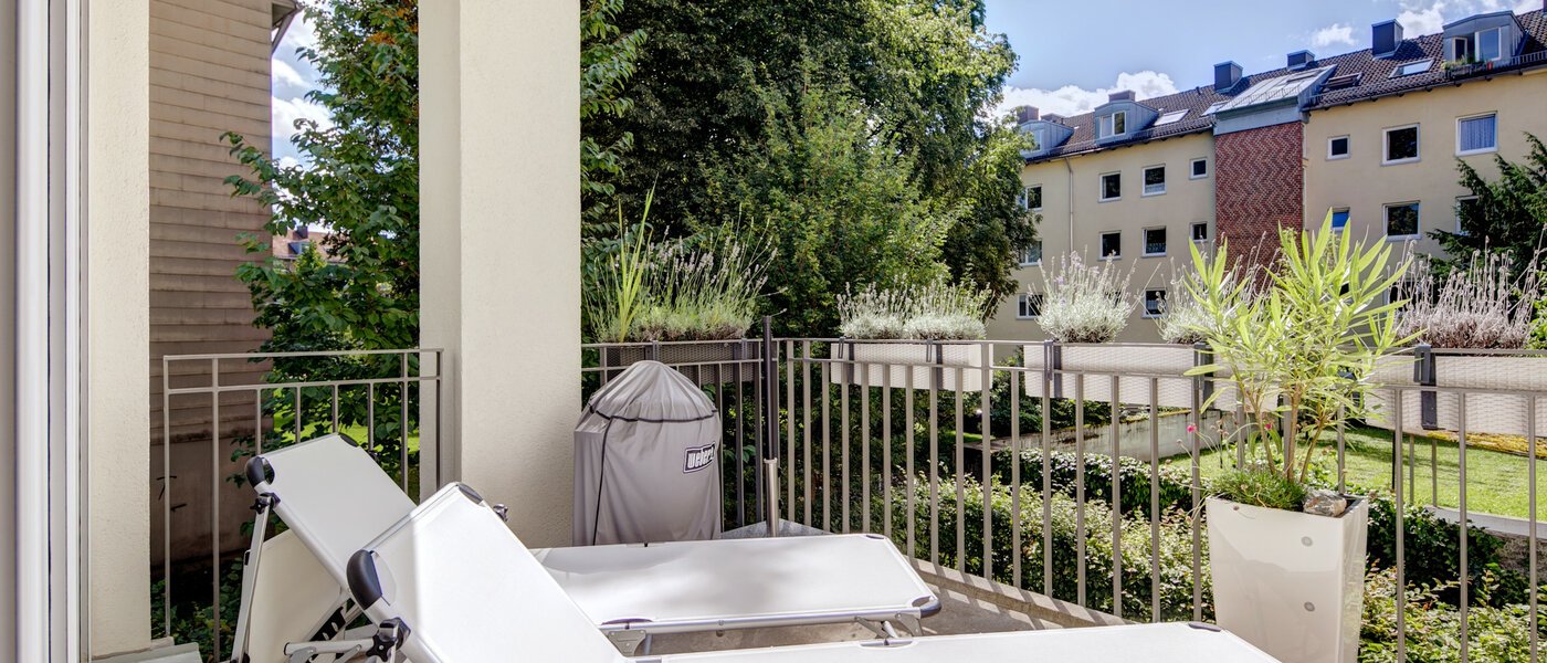 マンション München Schwabing-Nord (zw. Belgrad- & Leopoldstraße) 01 ベランダ 8881