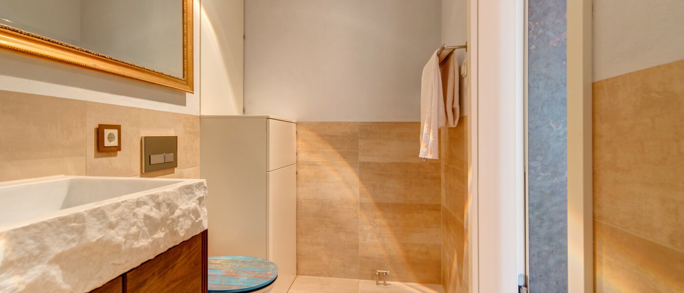 マンション München Schwabing-Nord (zw. Belgrad- & Leopoldstraße) 03 1つめの浴室 8881