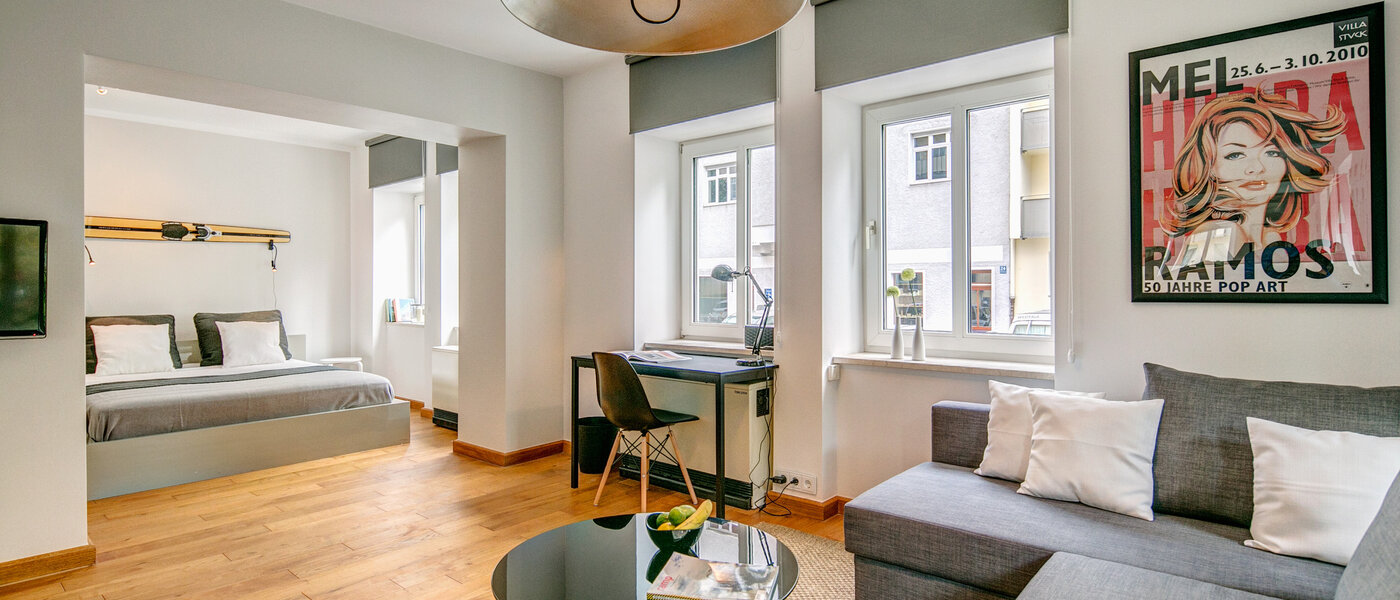 マンション München Schwabing-West 03 リビングルーム 8918