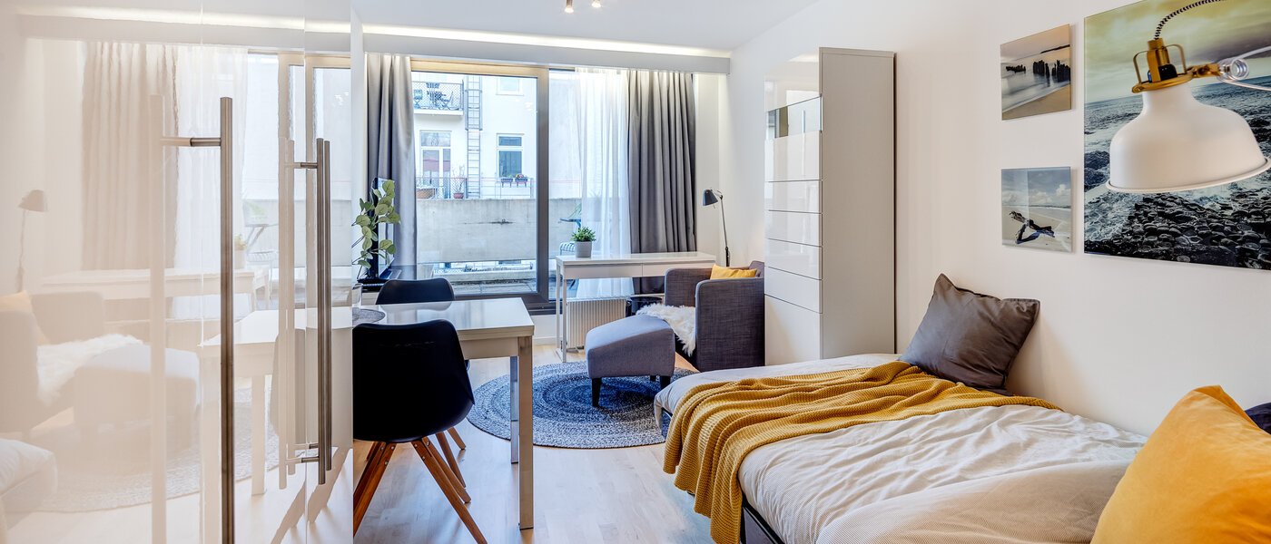 アパルトマン München Maxvorstadt - Universitätsviertel 01 リビングエリア 8924