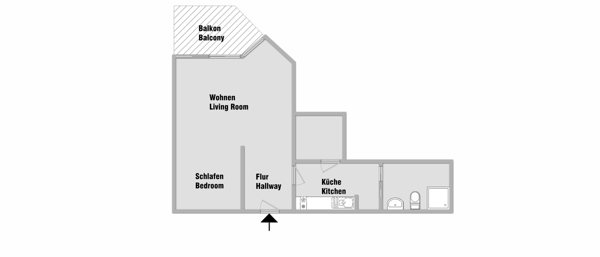 マンション München Bogenhausen 01 見取り図 8949