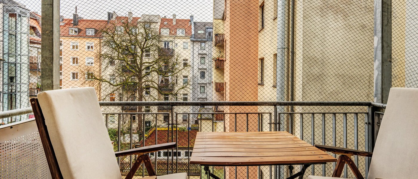 マンション München Maxvorstadt - Rund um den Josephplatz 01 ベランダ 8953