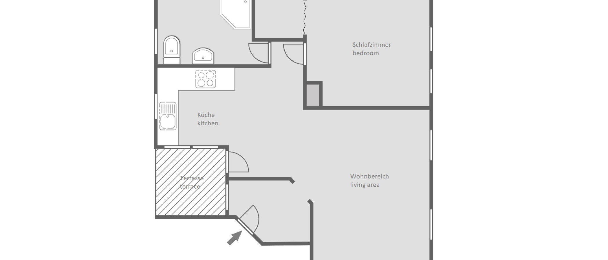 ペントハウス München Gärtnerplatzviertel 01 見取り図 9135