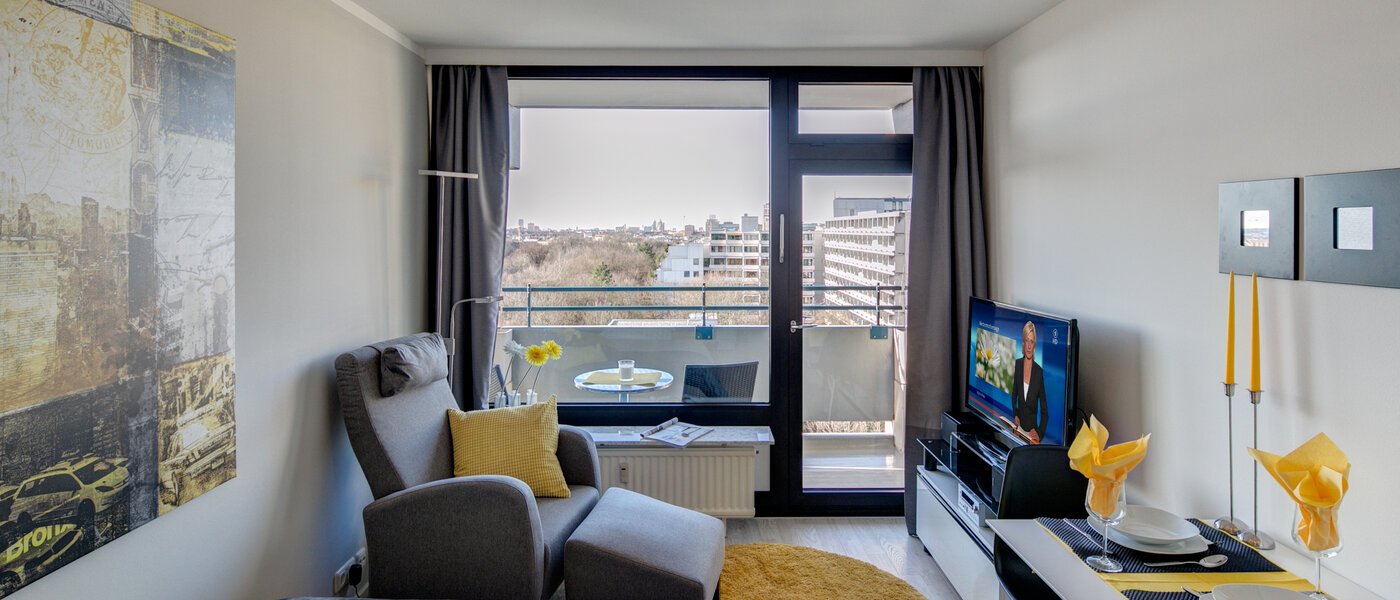 アパルトマン München Haidhausen 01 リビングルーム 9226