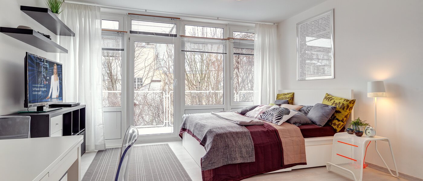 アパルトマン München Schwabing 01 リビングルーム 9272