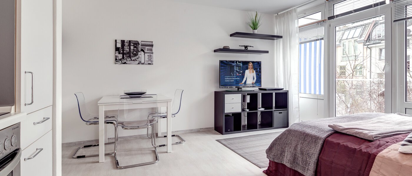 アパルトマン München Schwabing 02 リビングルーム 9272