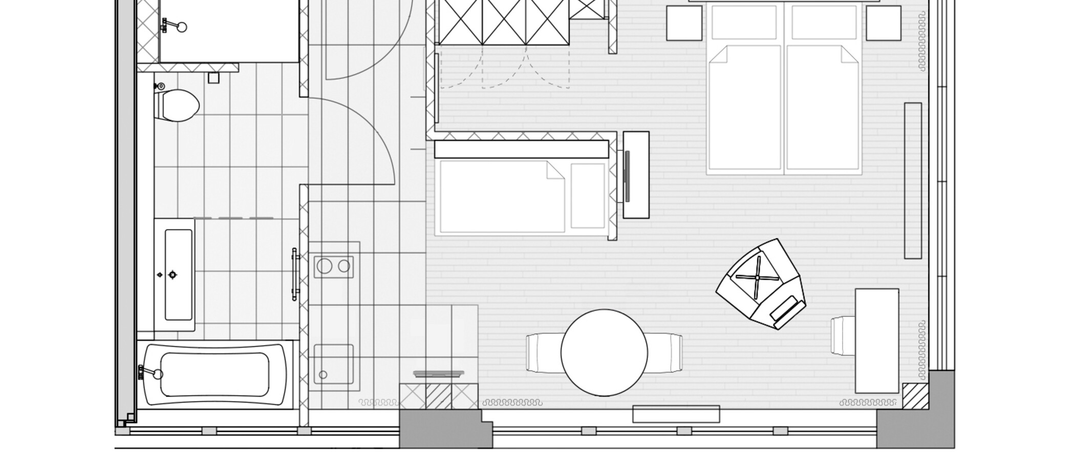 マンション Ismaning 01 見取り図 9327