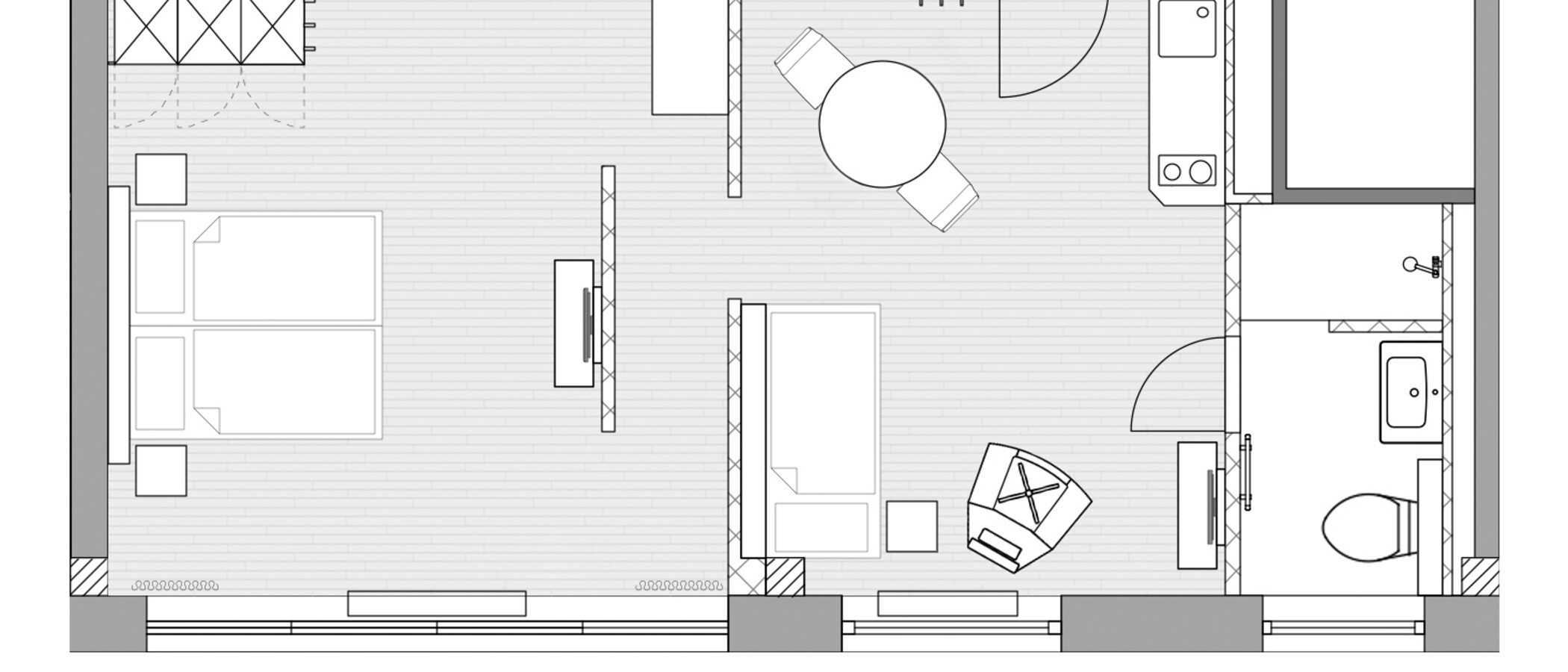 マンション Ismaning 01 見取り図 9330