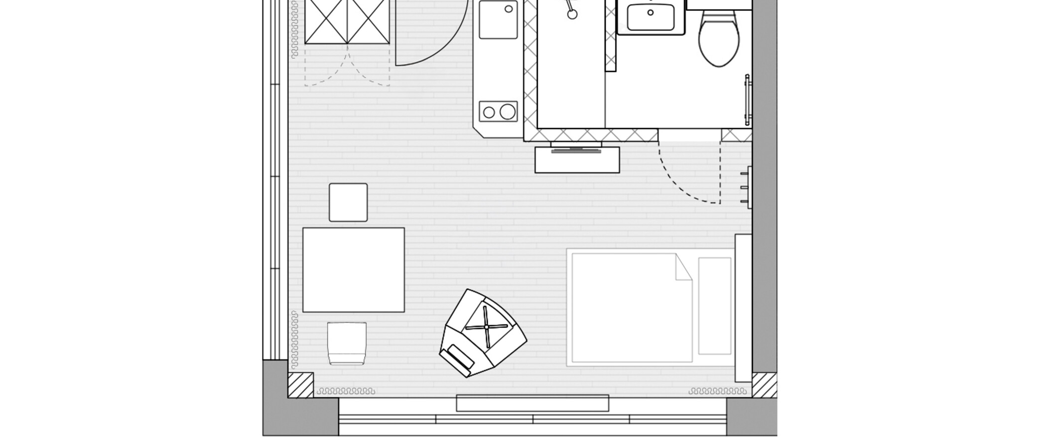マンション Ismaning 01 見取り図 9331