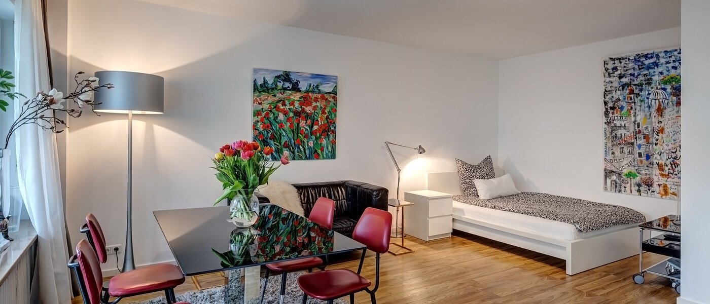 マンション München Moosach 02 リビングエリア 9358