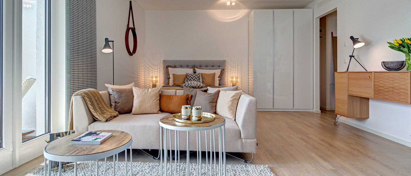 マンション München Schwanthalerhöhe 01 リビングルーム 9378