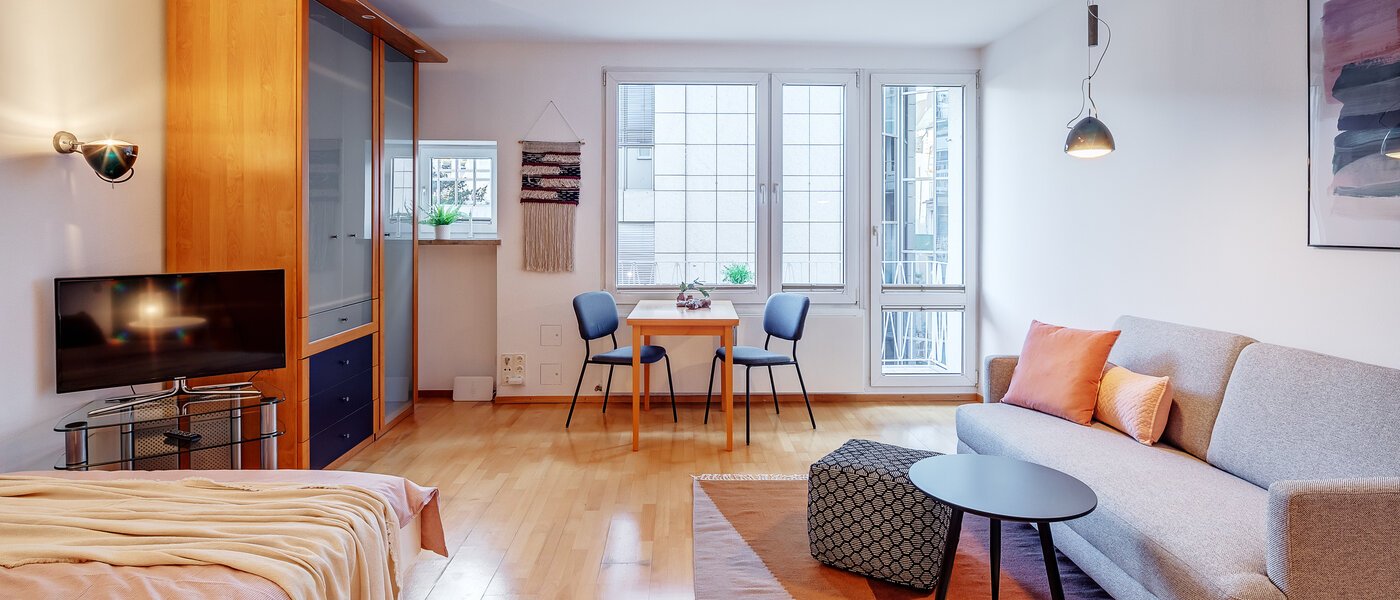 マンション München Schwabing (rechts der Leopoldstraße) 03 リビングエリア 938