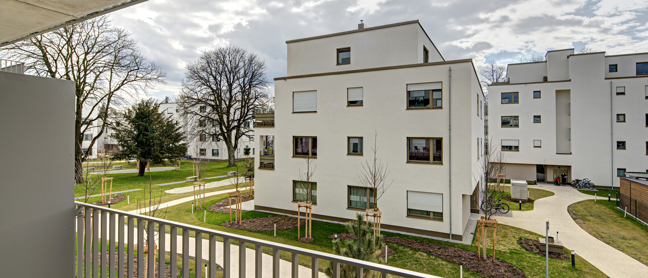 アパルトマン München Giesing 02 ベランダ 9397