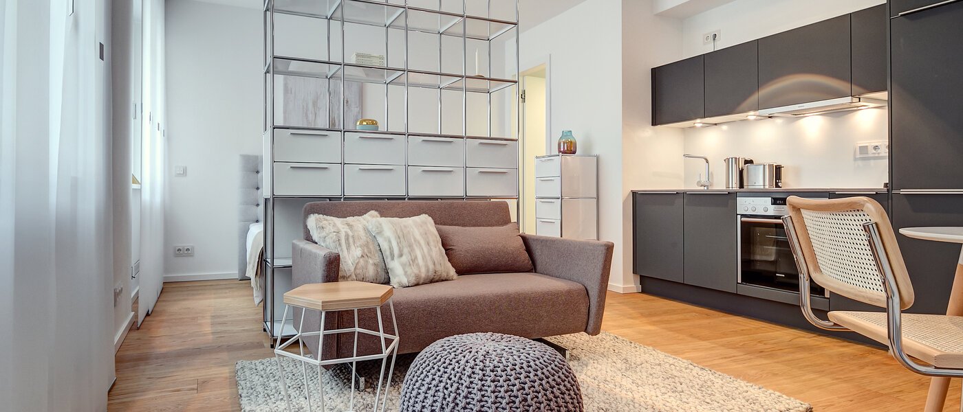 マンション München Schwabing (rechts der Leopoldstraße) 03 リビングルーム 9520