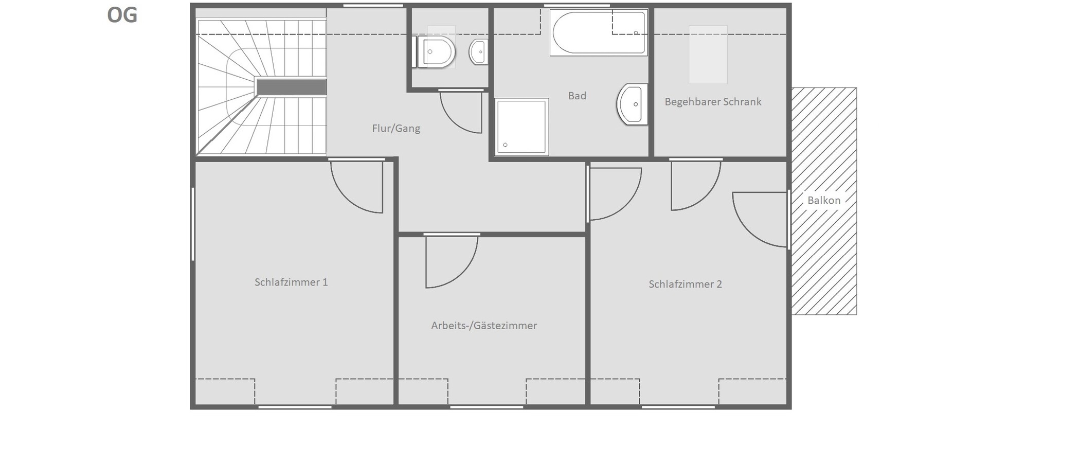 マンション Unterschleißheim Am Hart 02 見取り図 955