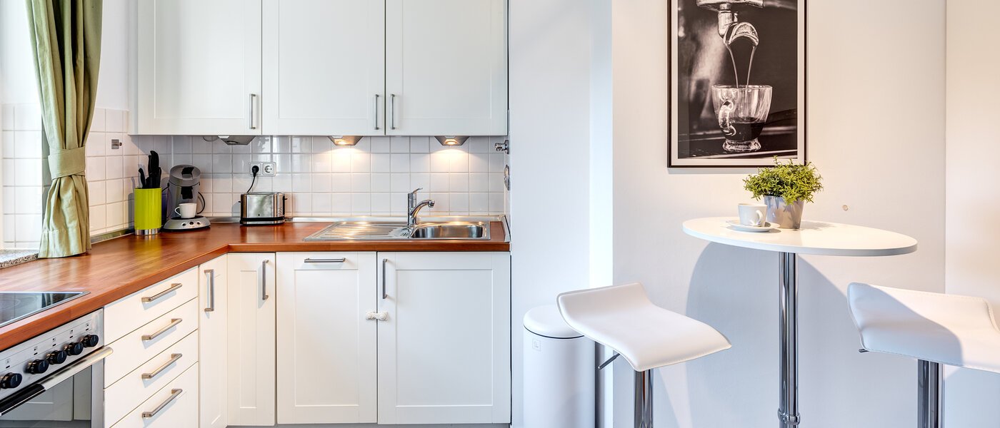 マンション München Schwabing-Nord (zw. Leopoldstraße & Englischen Garten) 02 キッチン 9573