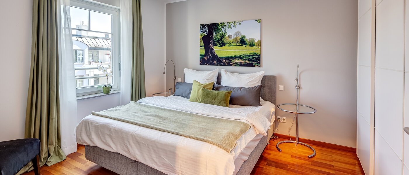 マンション München Schwabing-Nord (zw. Leopoldstraße & Englischen Garten) 01 寝室 9573