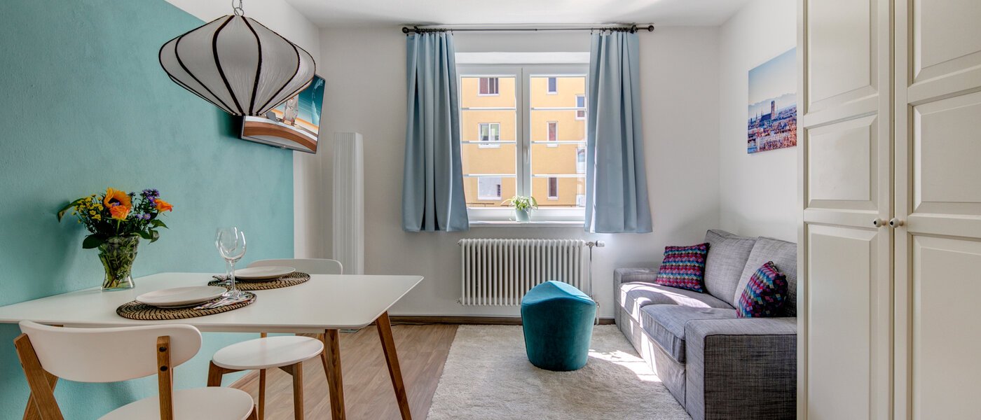 マンション München Schwabing-West 01 リビングルーム 9578