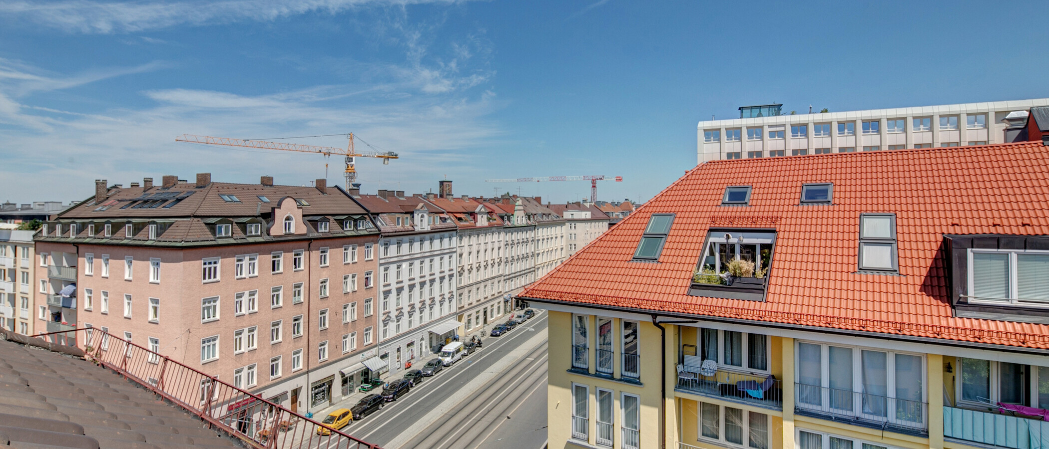 アティック・フラット（屋根裏） München Haidhausen 02 物件からの眺め 9579