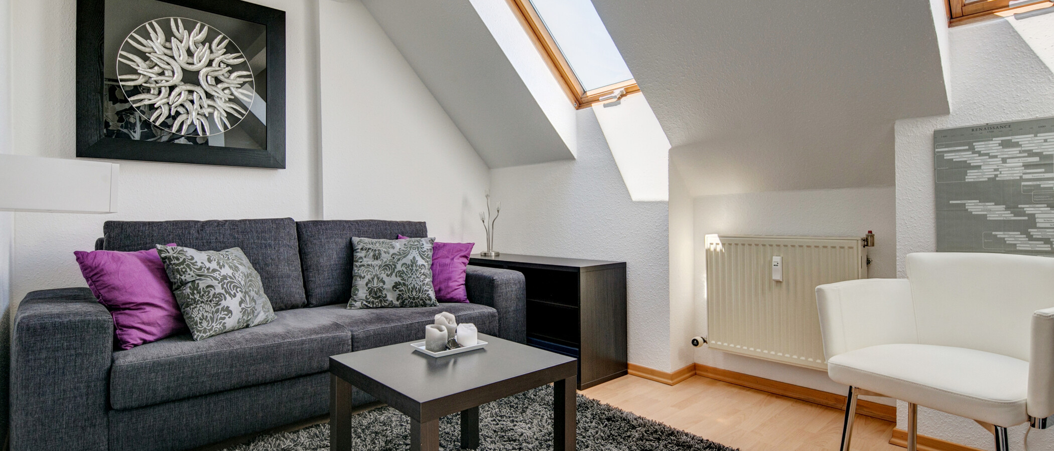 アティック・フラット（屋根裏） München Haidhausen 02 ゲストルーム 9579
