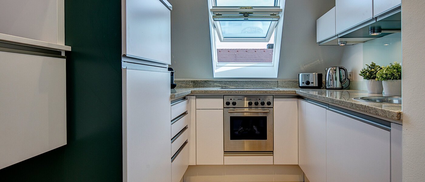 ペントハウス München Schwabing-Nord (zw. Belgrad- & Leopoldstraße) 01 キッチン 9584