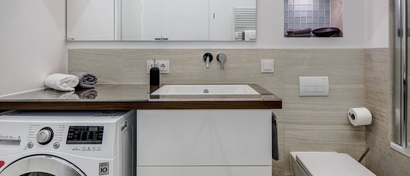 ペントハウス München Schwabing-Nord (zw. Belgrad- & Leopoldstraße) 03 浴室 9584