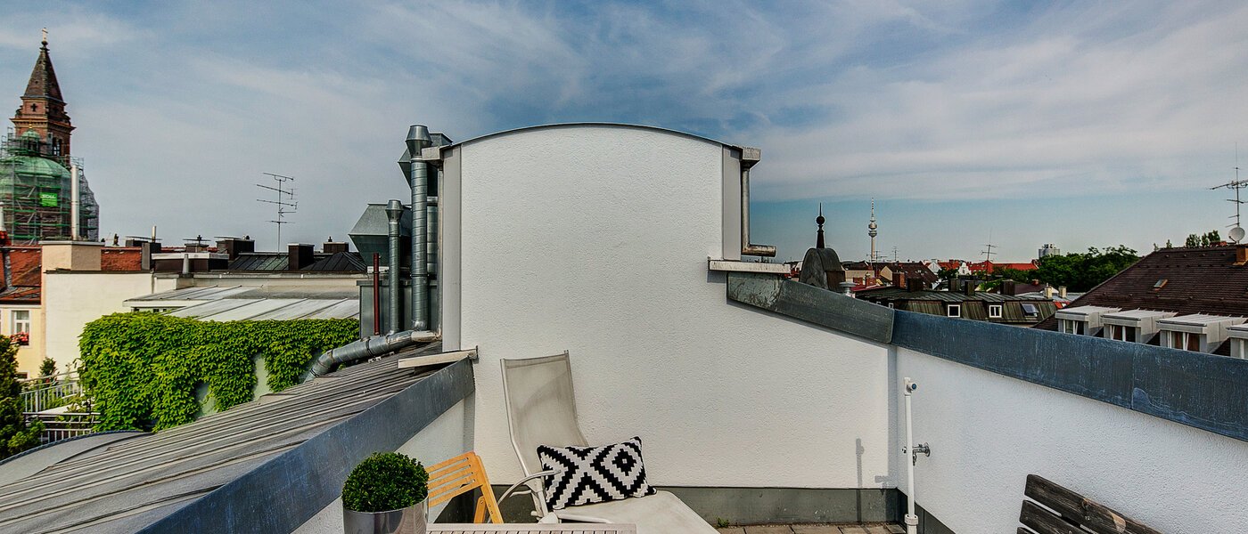 ペントハウス München Schwabing-Nord (zw. Belgrad- & Leopoldstraße) 03 テラス・ポーチ 9584