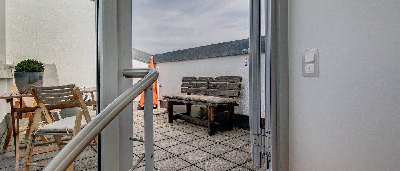 ペントハウス München Schwabing-Nord (zw. Belgrad- & Leopoldstraße) 04 テラス・ポーチ 9584