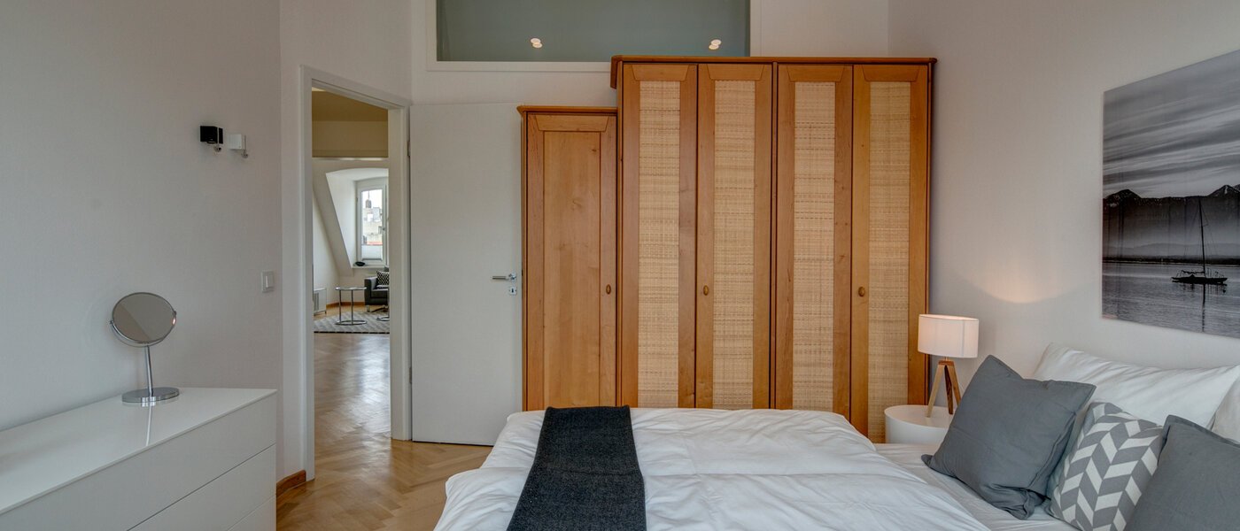 ペントハウス München Schwabing-Nord (zw. Belgrad- & Leopoldstraße) 04 寝室 9584