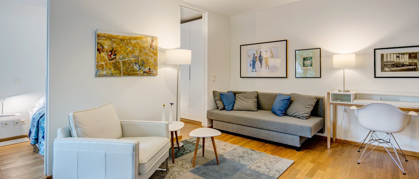 マンション München Glockenbachviertel 01 リビングルーム 9591