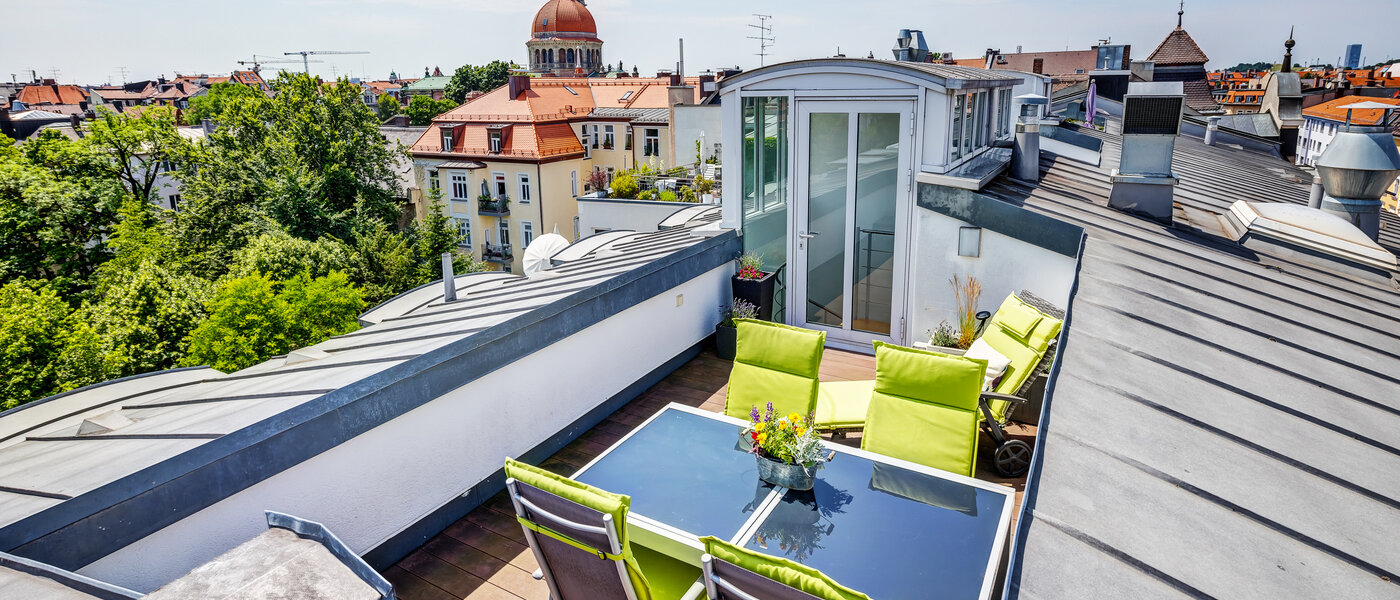 ペントハウス München Schwabing 01 ルーフテラス 9602