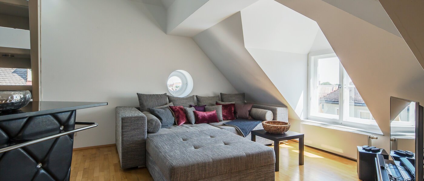 ペントハウス München Maxvorstadt - Universitätsviertel 04 リビングルーム 9606