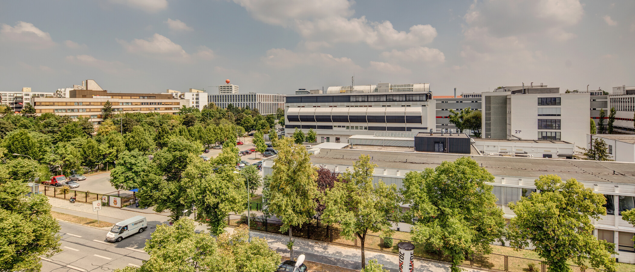 アティック・フラット（屋根裏） München Giesing 01 物件からの眺め 9613