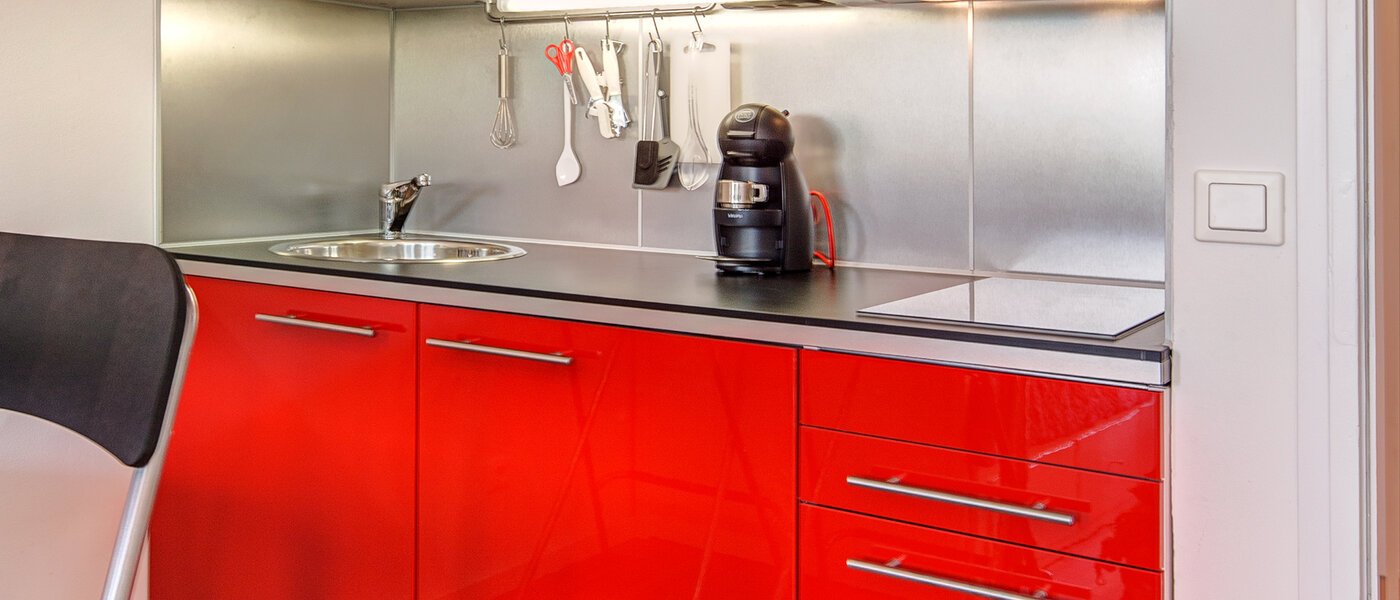 アパルトマン München Schwabing-Nord (zw. Leopoldstraße & Englischen Garten) 02 キッチン 9622