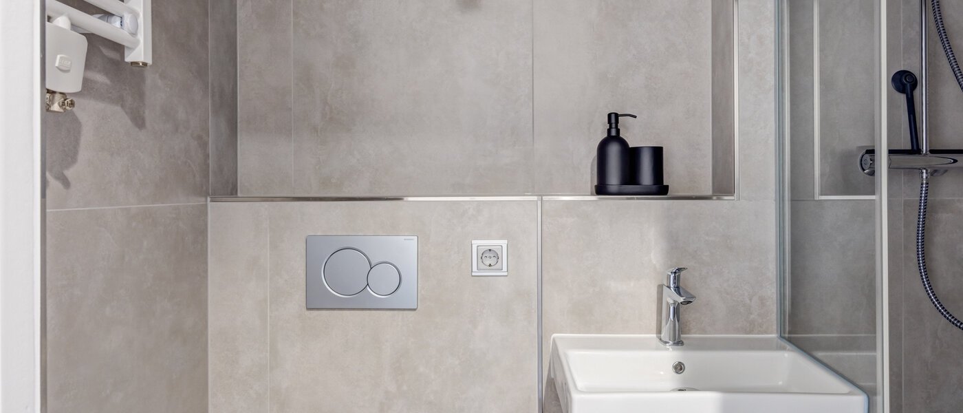 アパルトマン München Haidhausen 01 浴室 9633