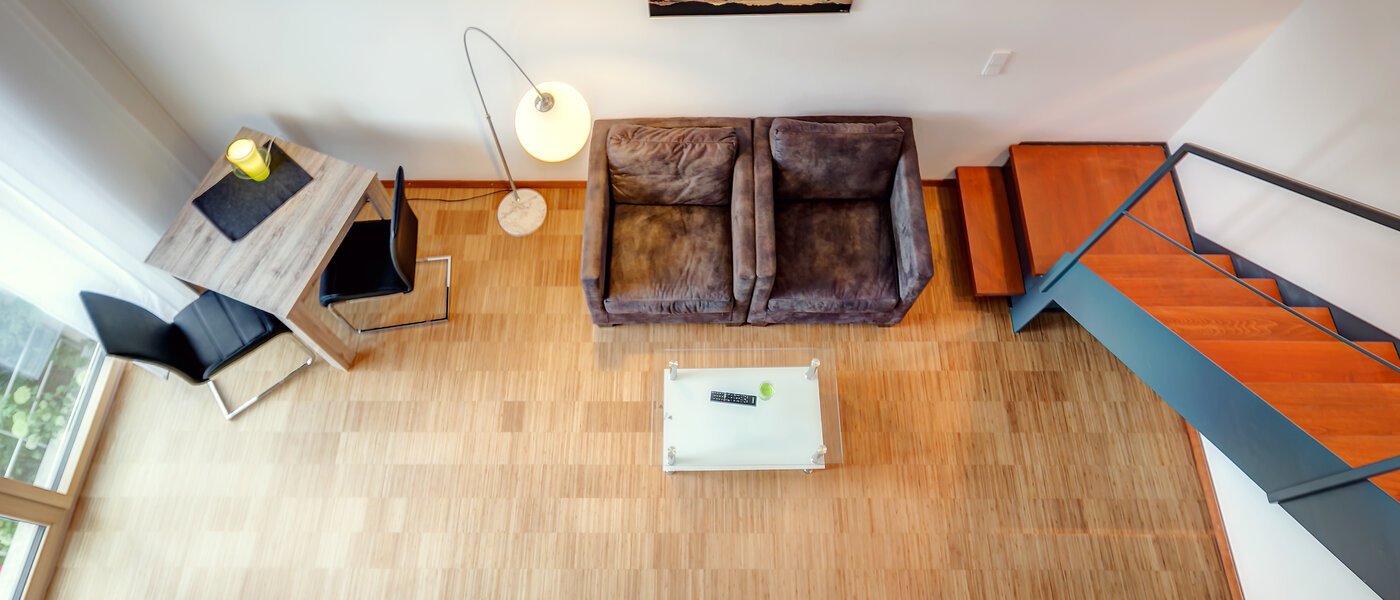 複層－回廊住宅 Unterschleißheim Lohhof 05 リビングルーム 9676