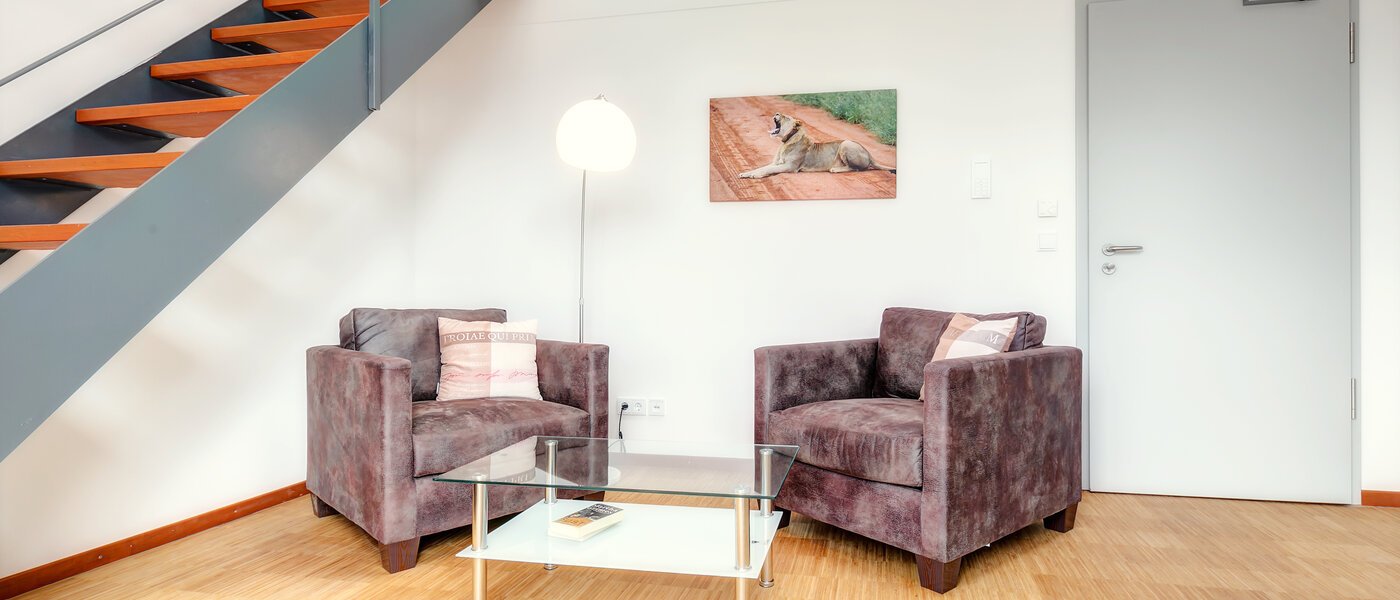 複層－回廊住宅 Unterschleißheim 02 リビングルーム 9678