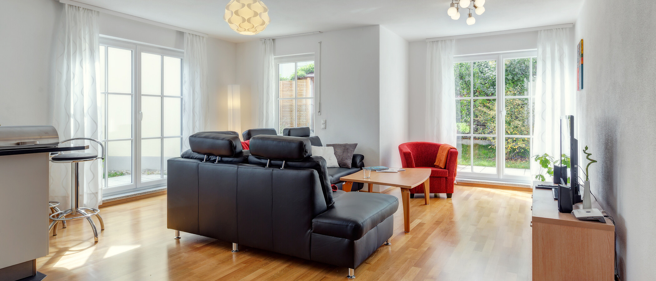 庭付き住宅 München Forstenried 01 リビングルーム 9703