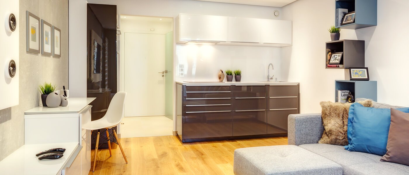 アパルトマン München Neuhausen 06 リビングルーム 9737