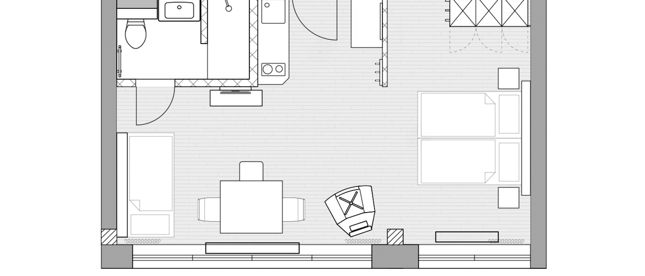 マンション Ismaning 01 見取り図 9770