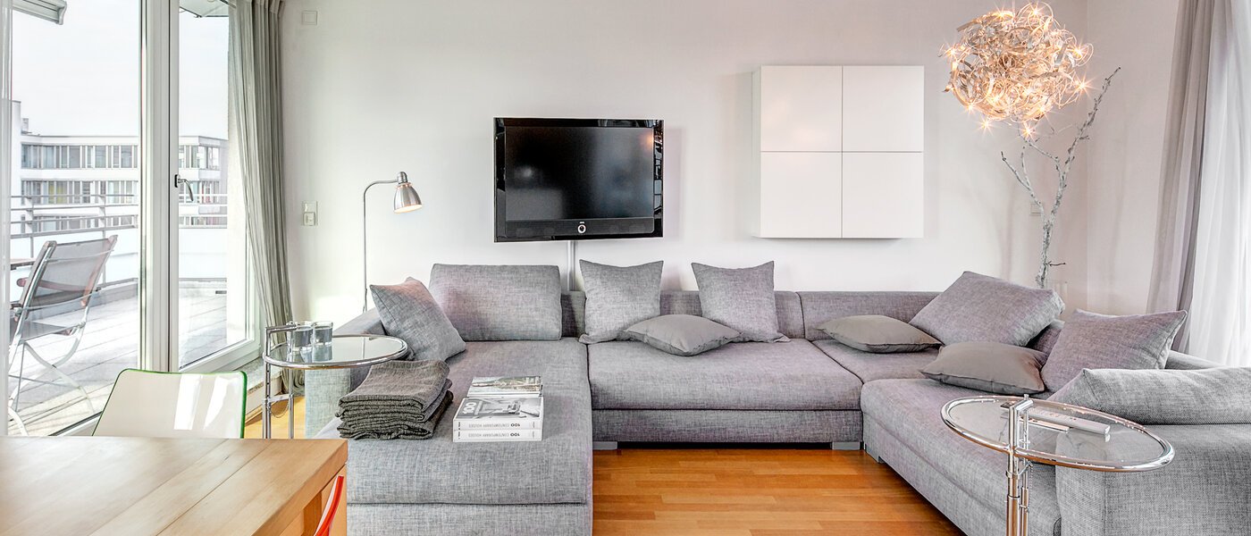 ペントハウス住宅 München Obergiesing 02 リビングルーム 9778