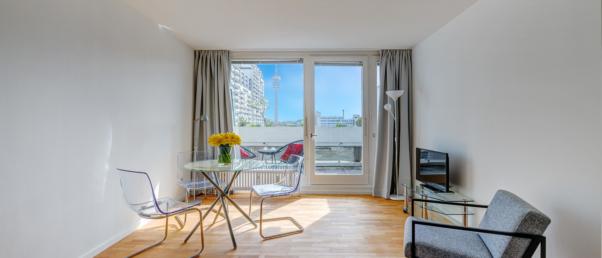 マンション München Olympiadorf 01 リビングエリア 9781