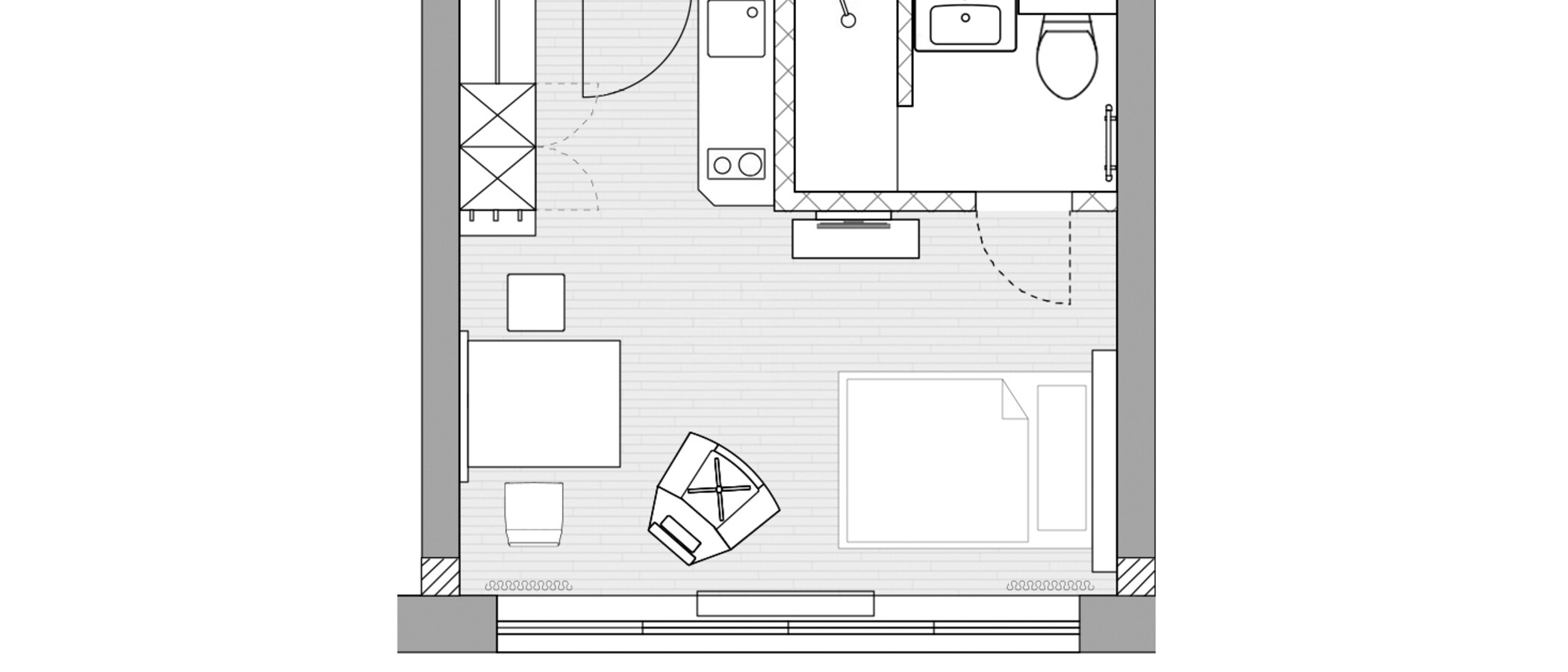 マンション Ismaning 01 見取り図 9796